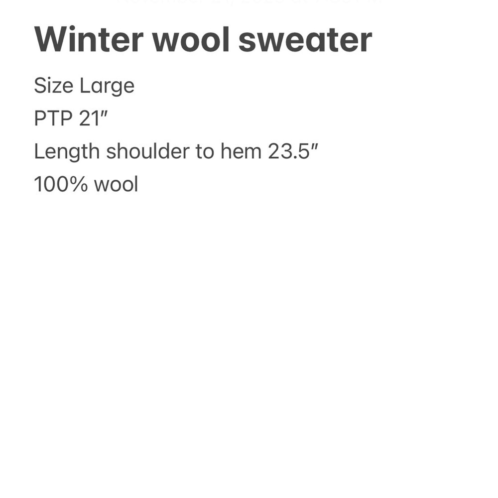 Woolrich Vintage Gray Holiday Appliqué Patch Sweater 100%Lambswool Size Large - Picture 9 of 9